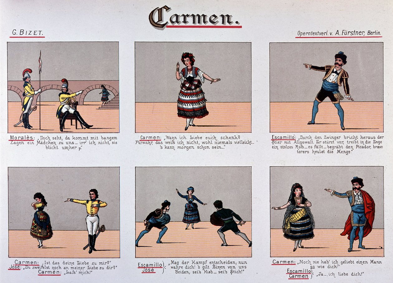 Carmen - 19th Century Image Series by German School