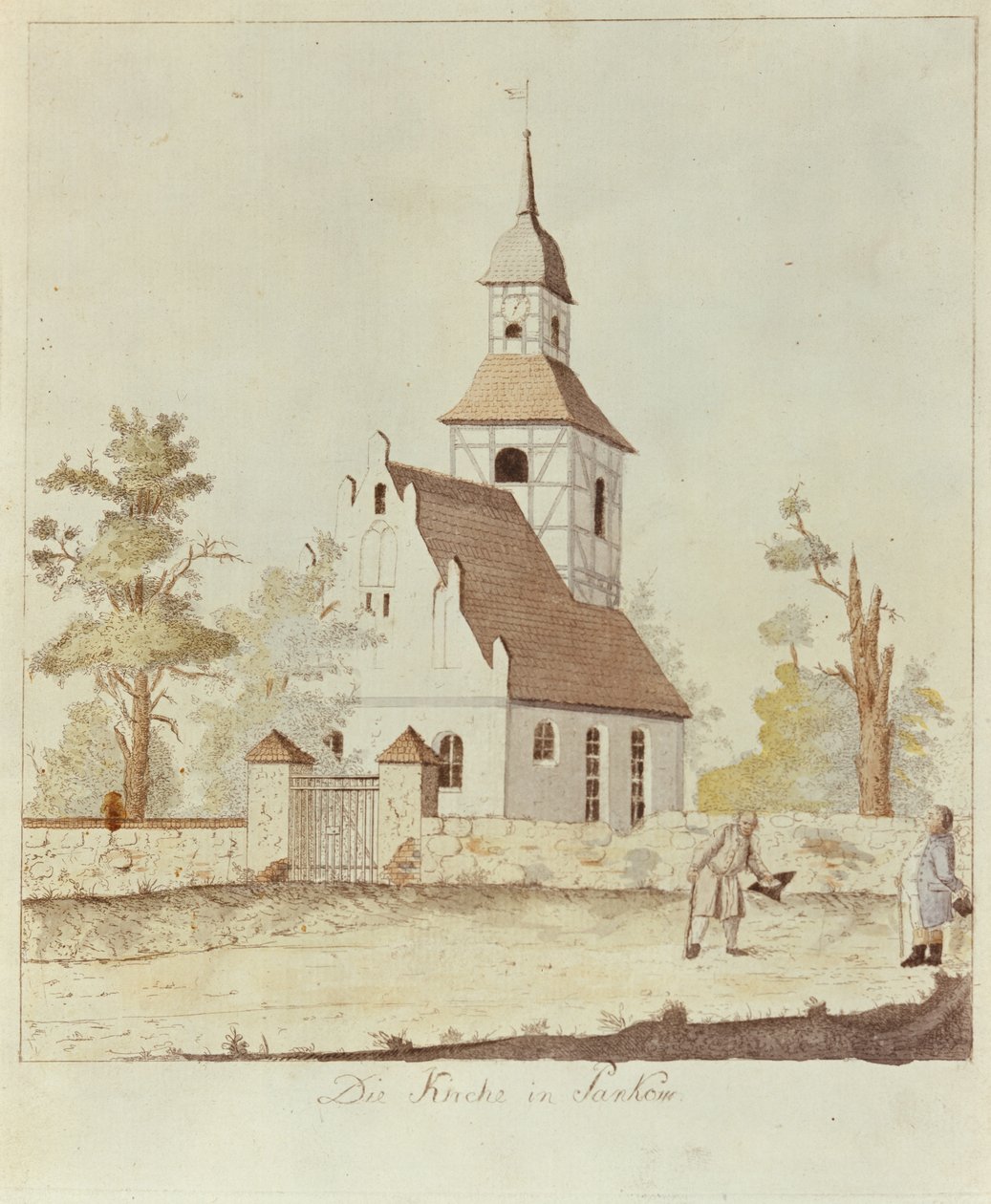 Church in Pankow, Berlin by German School