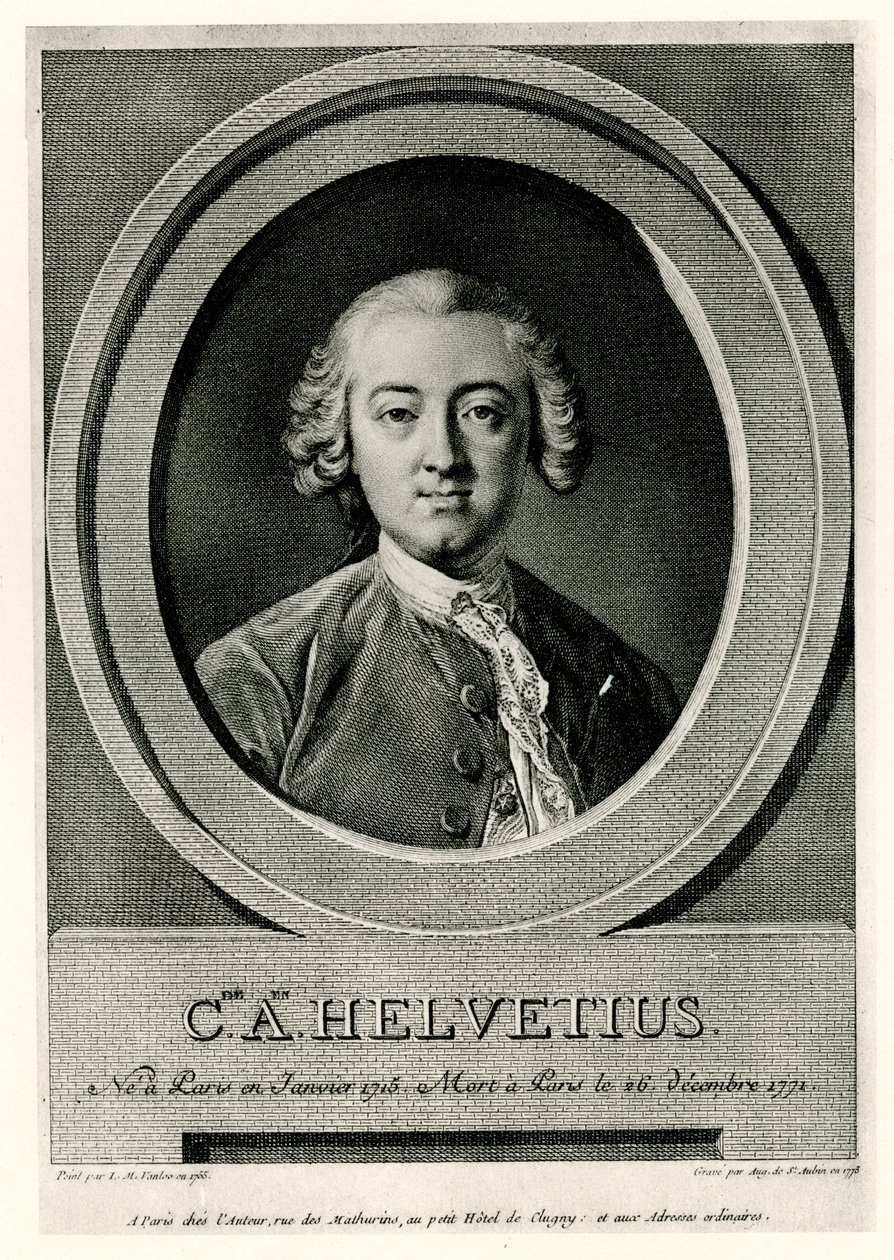 Claude Adrien Helvétius by German School