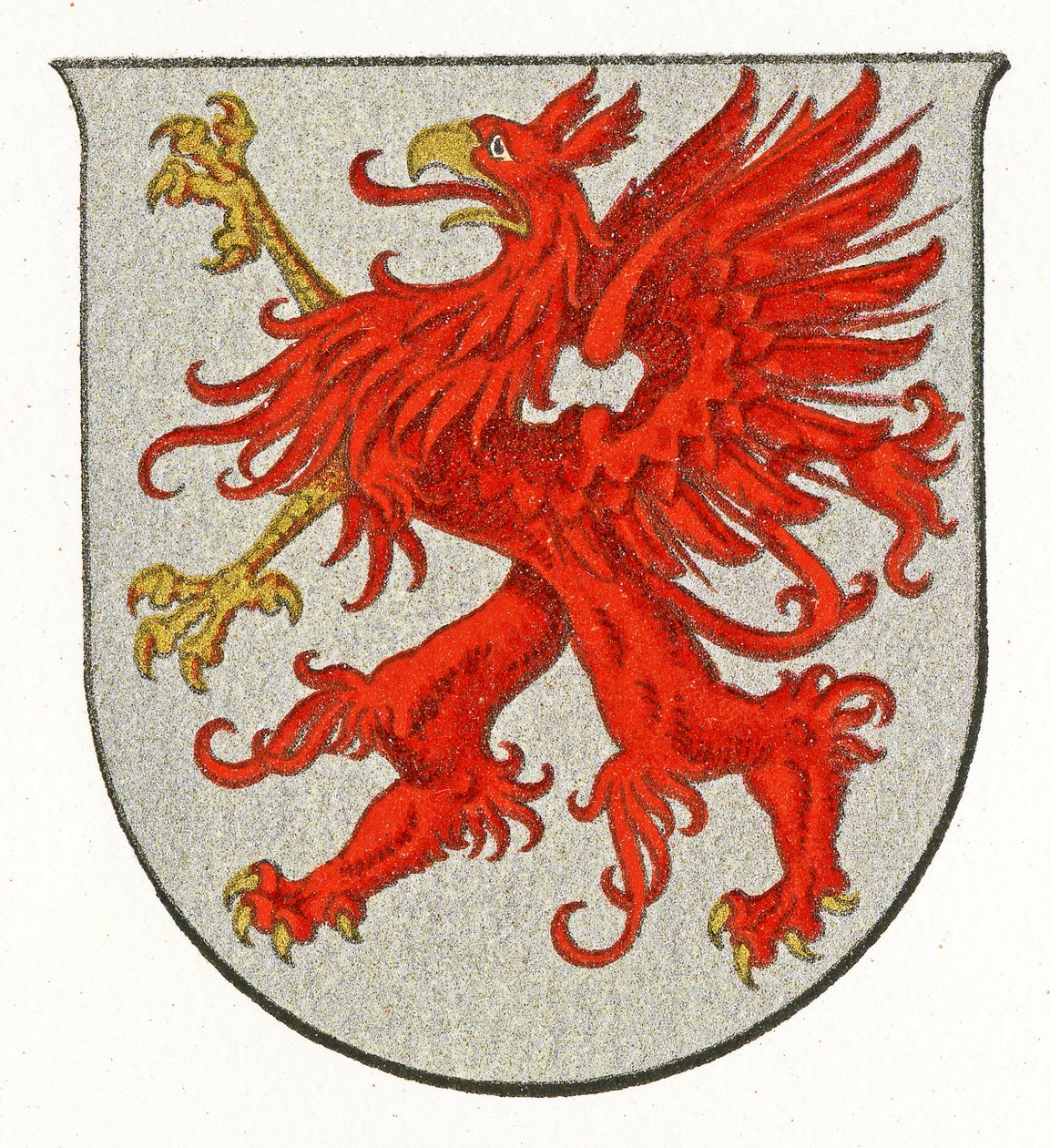 Coat of Arms of Pomerania, c.1898 by German School