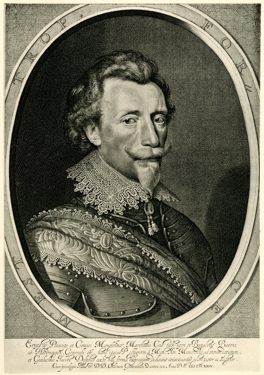 Ernst Count of Mansfeld by German School