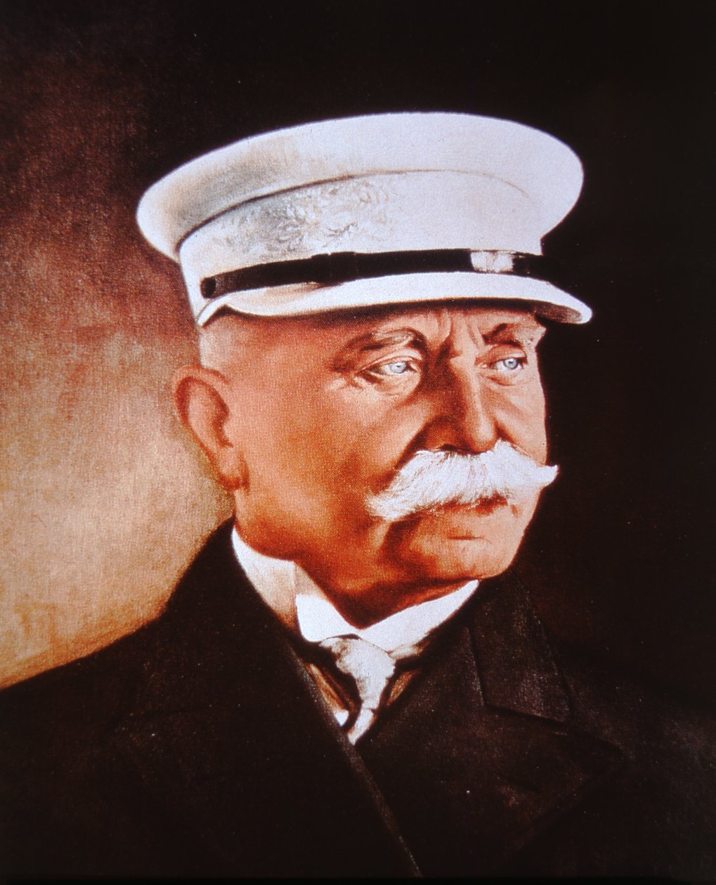 Ferdinand Count von Zeppelin by German School