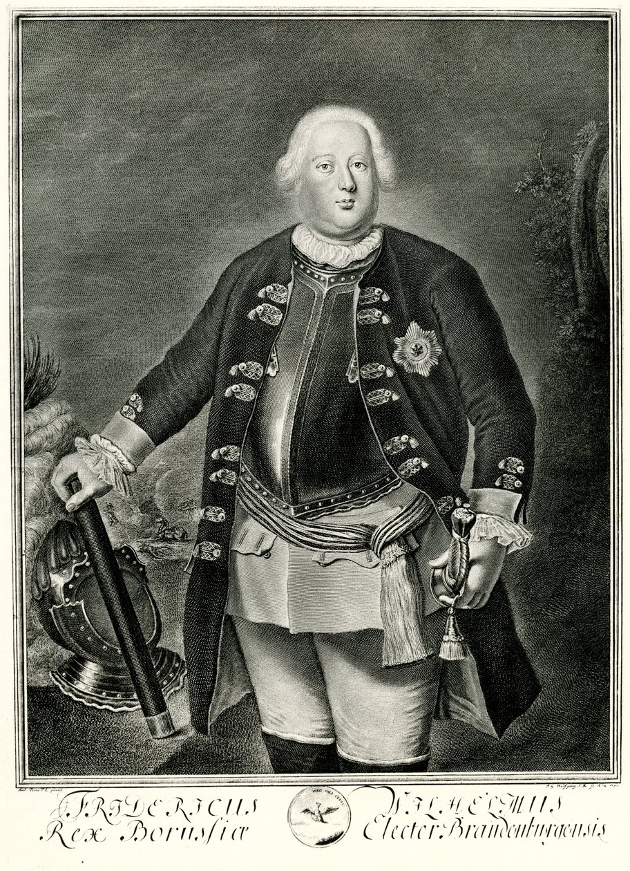 Frederick William I by German School