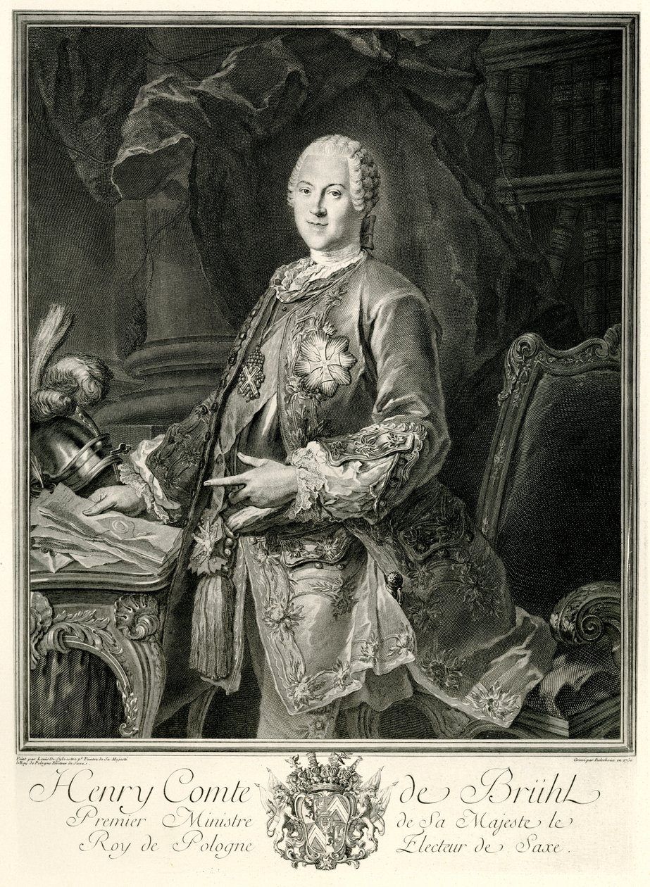 Heinrich Count Brühl by German School