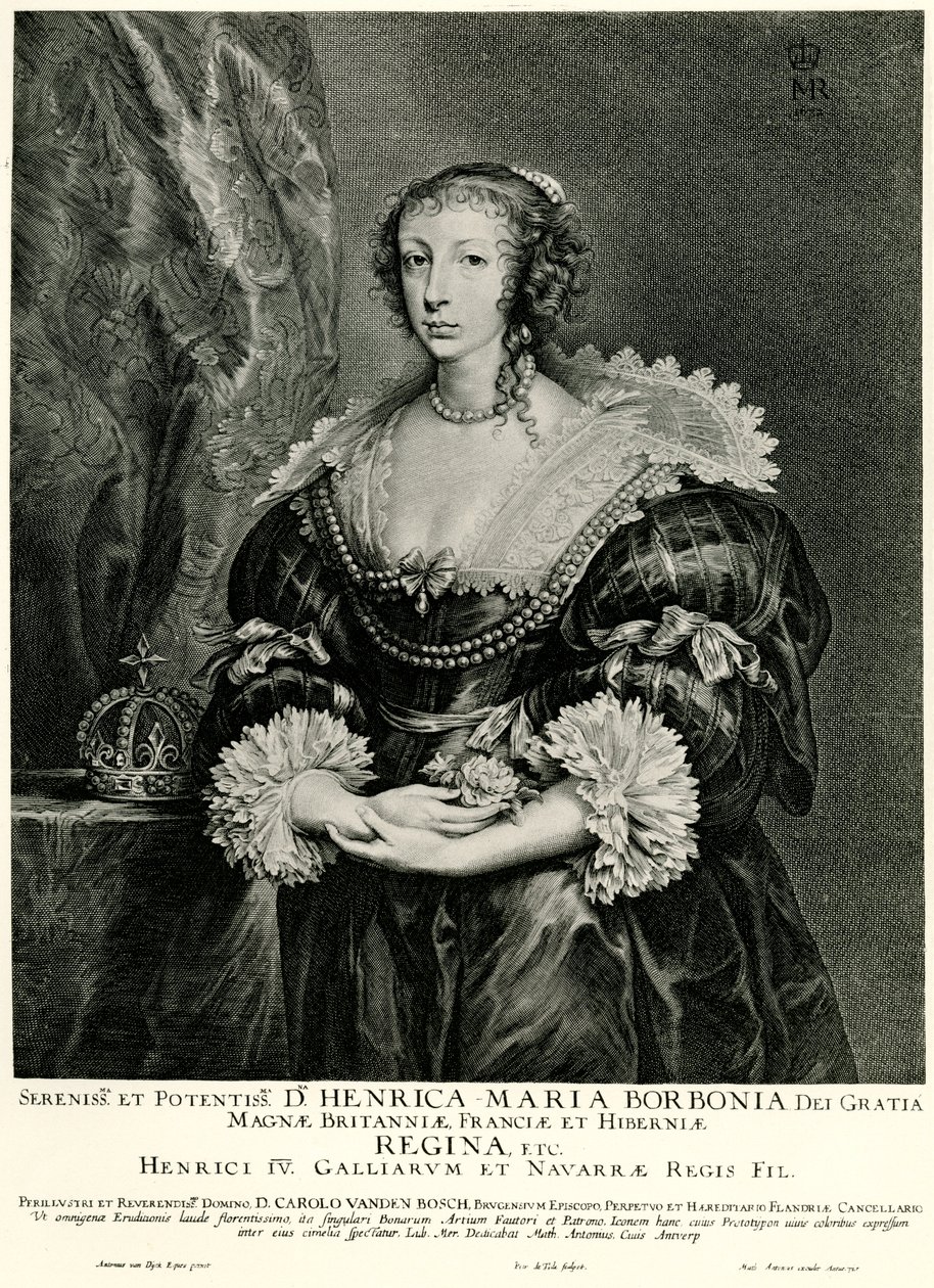 Henrietta Maria by German School
