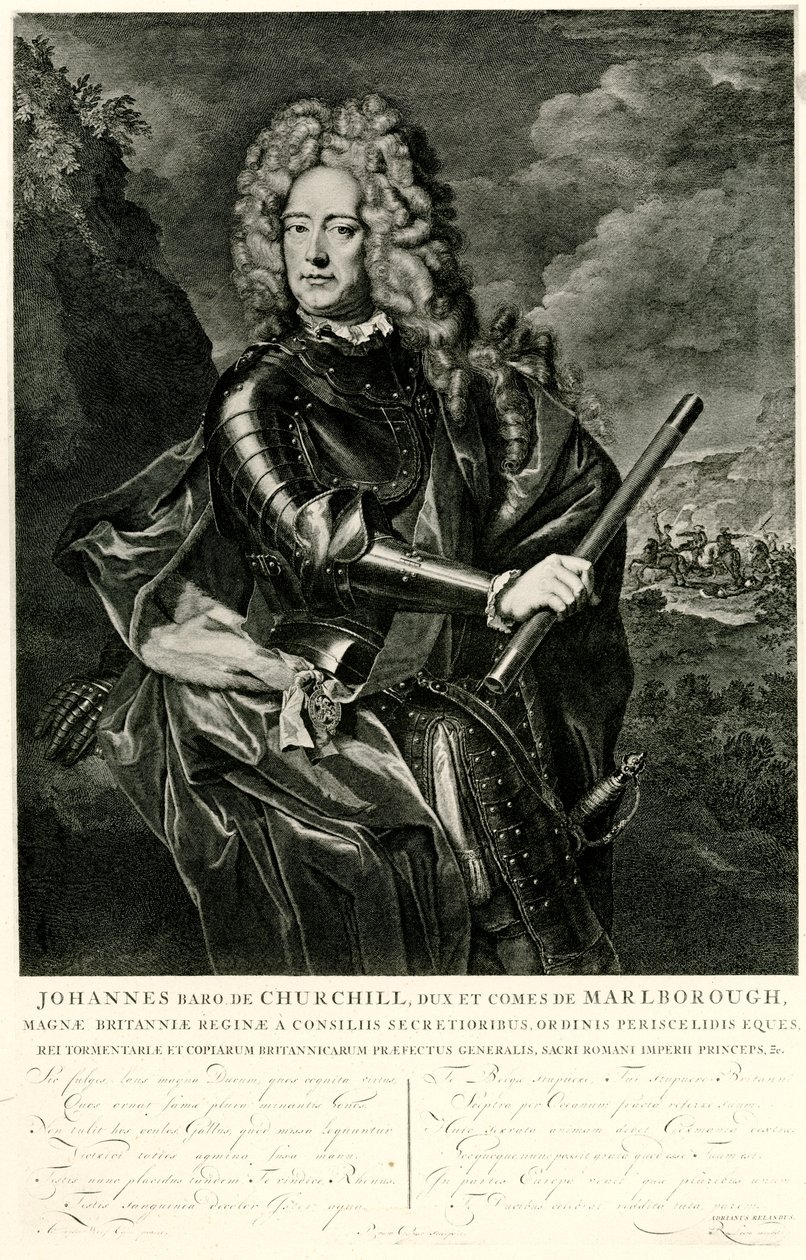 John Churchill by German School