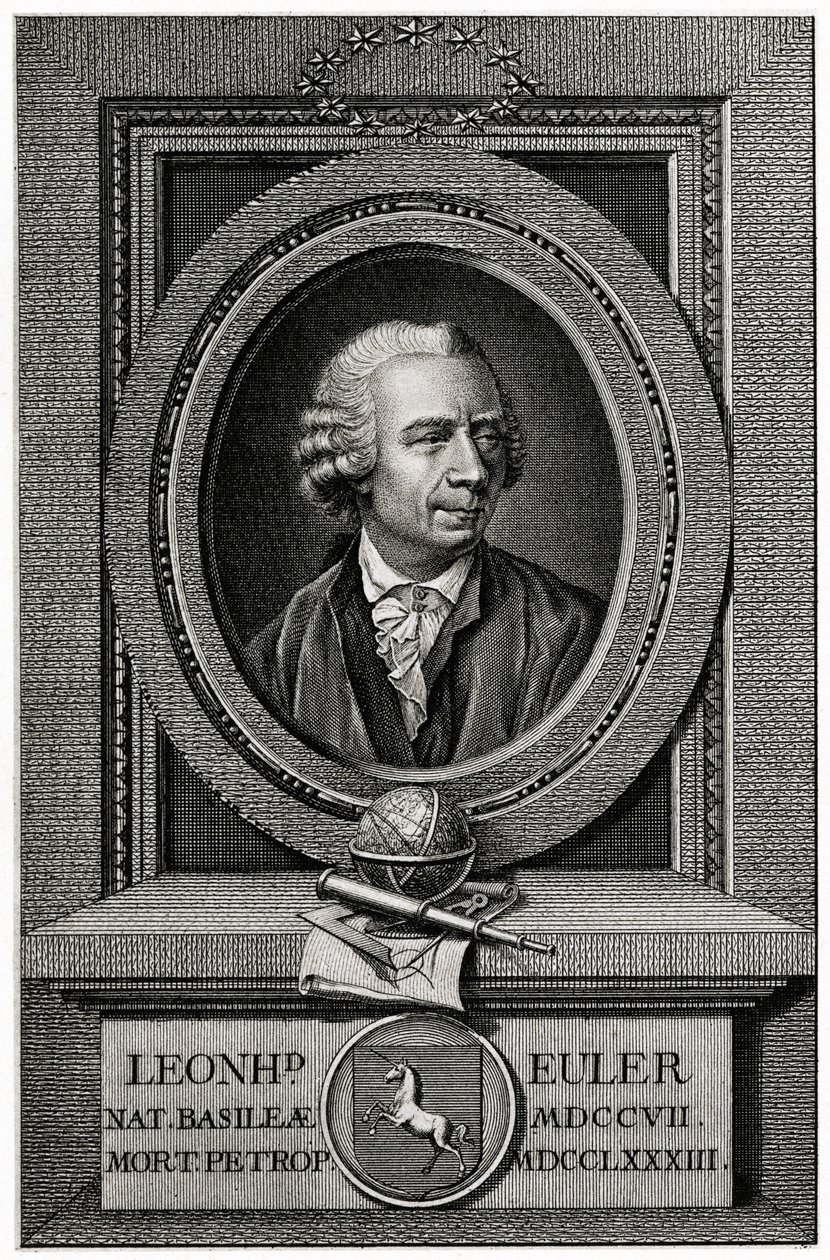 Leonhard Euler by German School