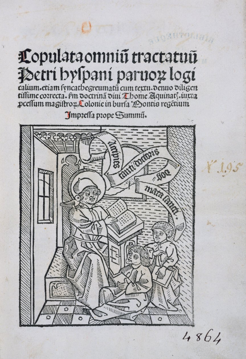 Master and pupils, 1490 by German School