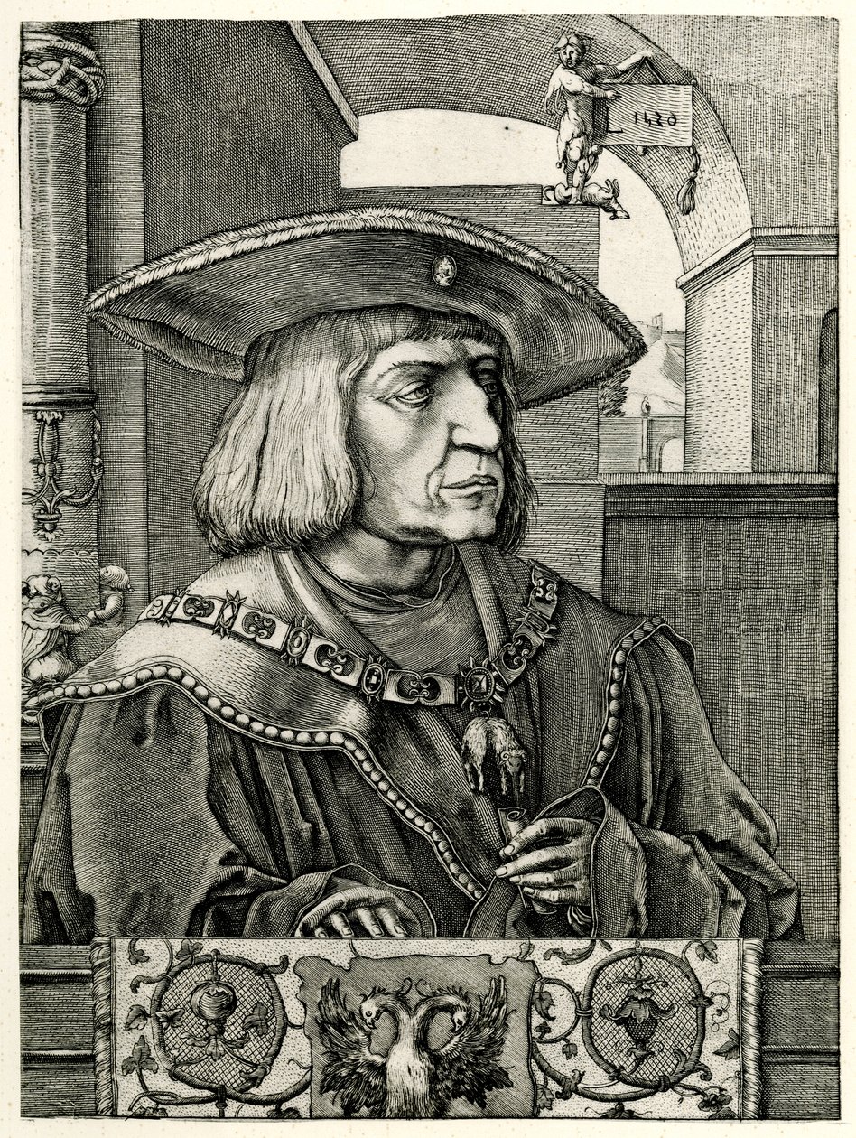 Maximilian I by German School