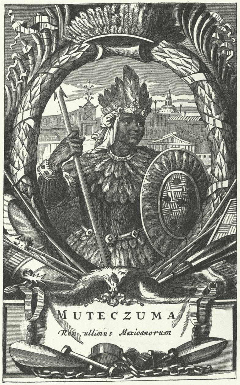 Montezuma II, Aztec Emperor by German School