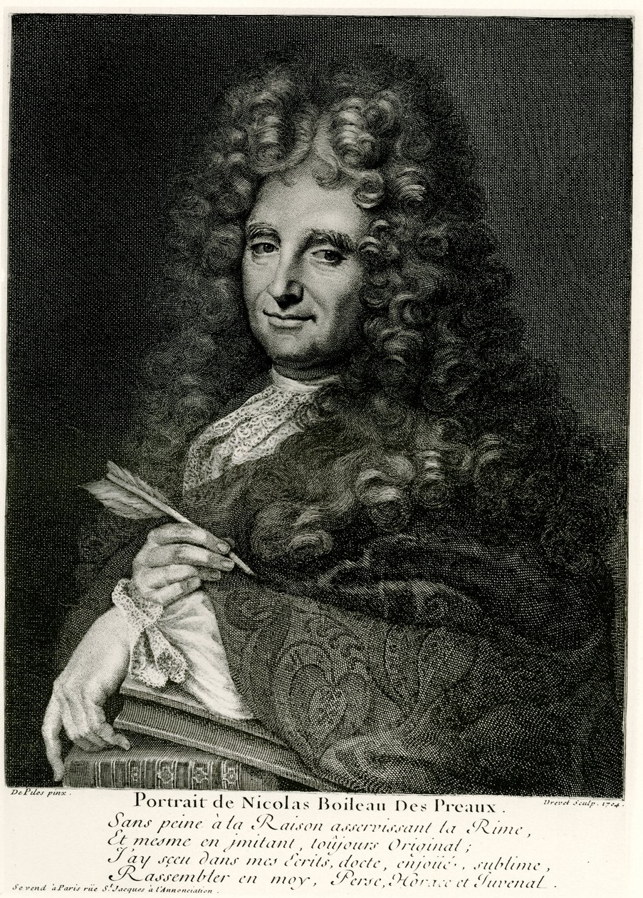 Nicolas Boileau-Despréaux by German School