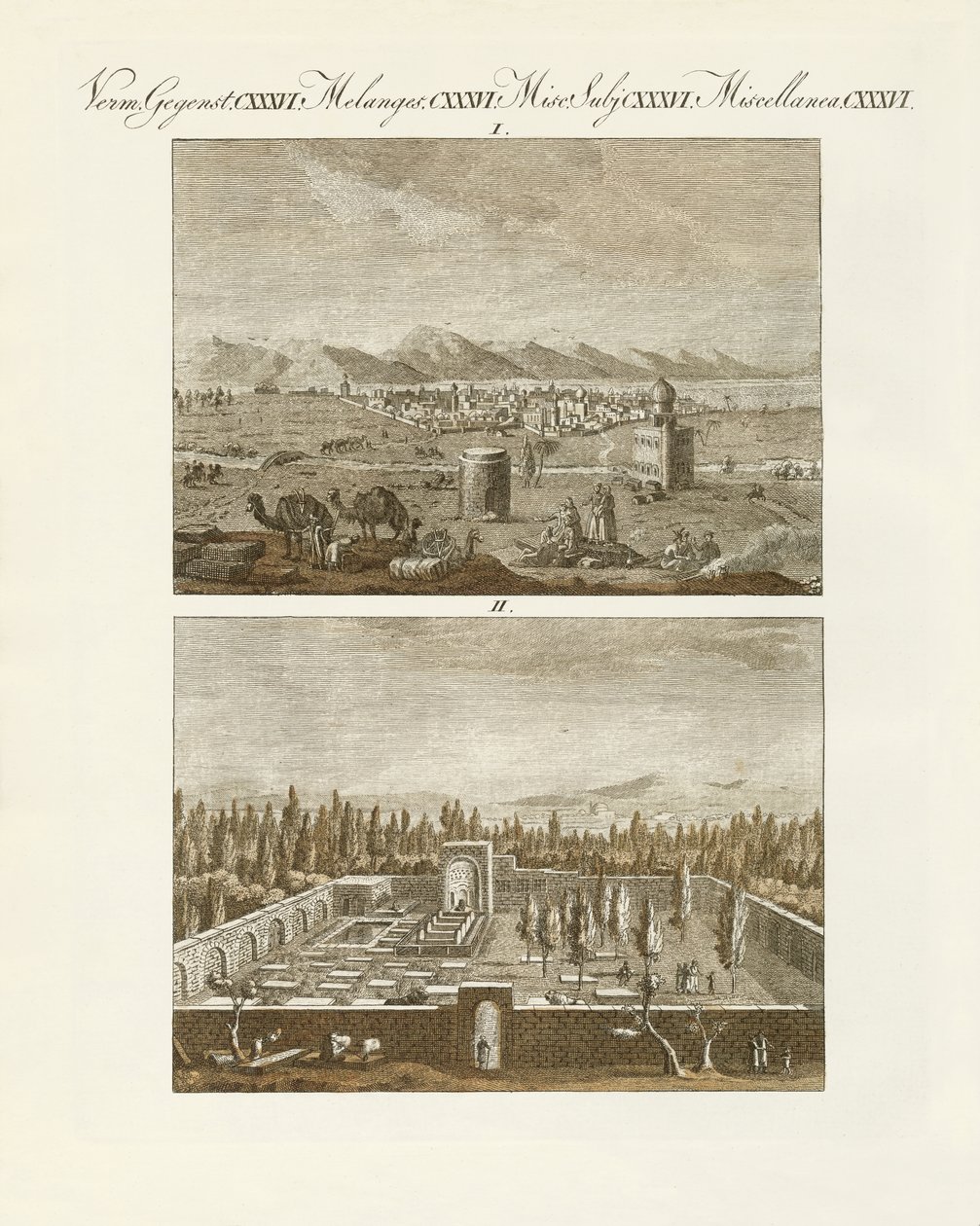Persian curiosities by German School