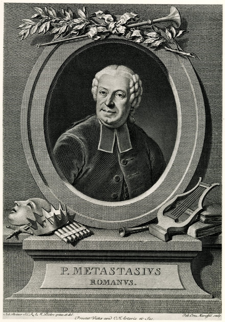 Pietro Metastasio by German School