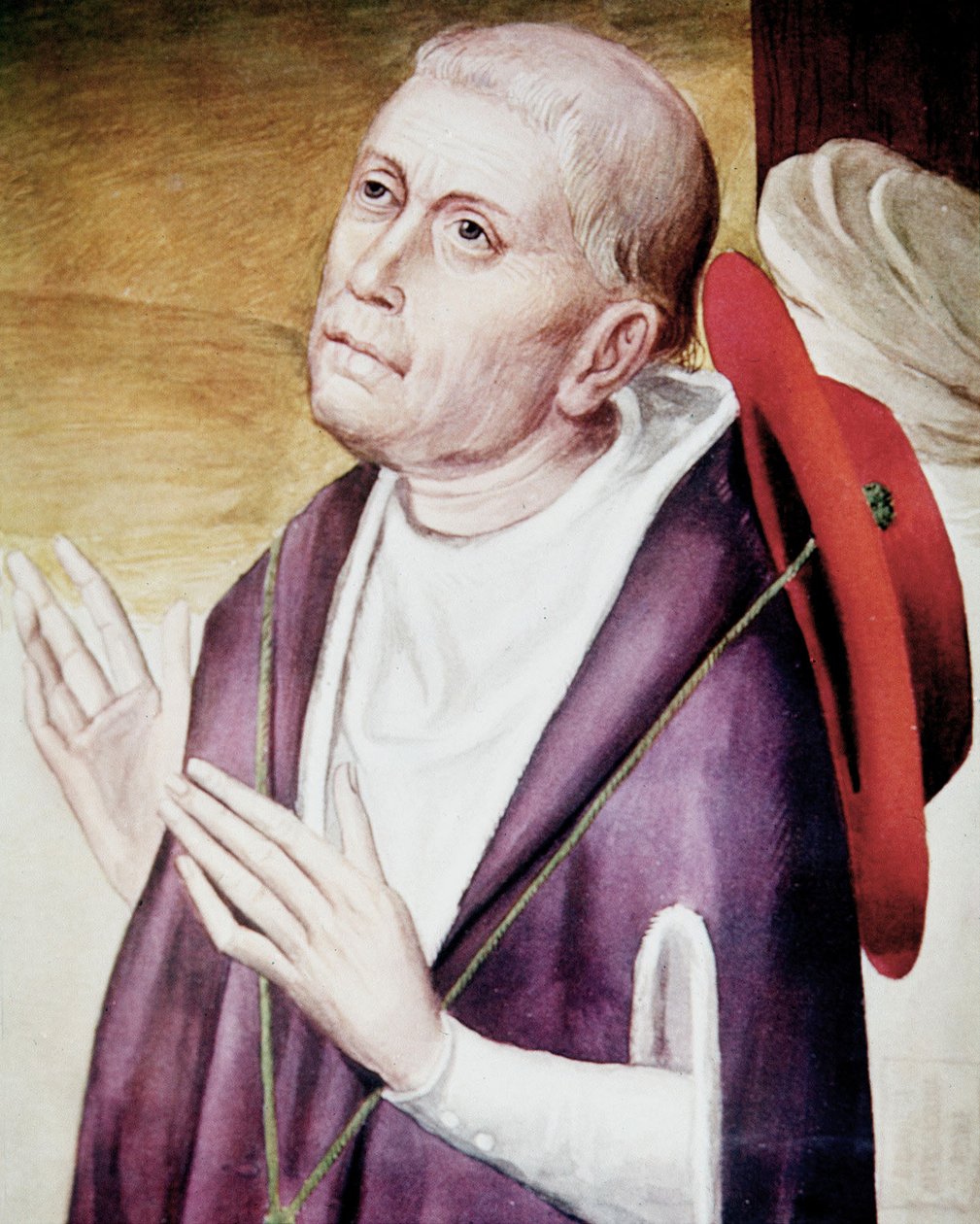 Portrait of Nicolas de Cues by German School