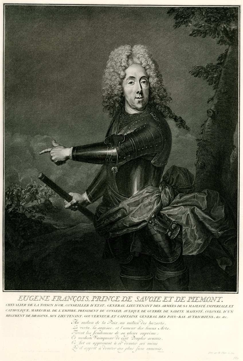 Prince Eugene of Savoy-Carignan by German School