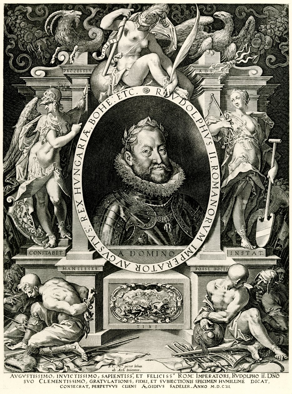 Rudolph II by German School