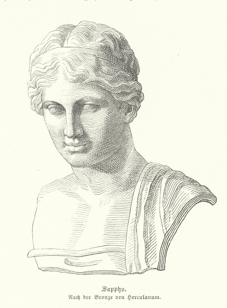 Sappho, Ancient Greek poet by German School