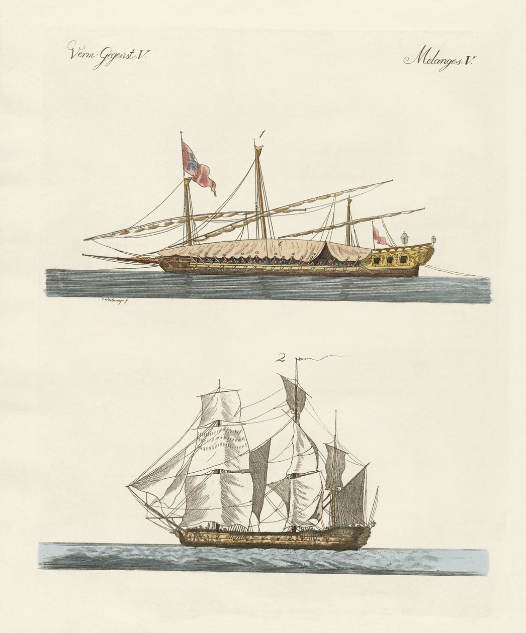 Ships by German School