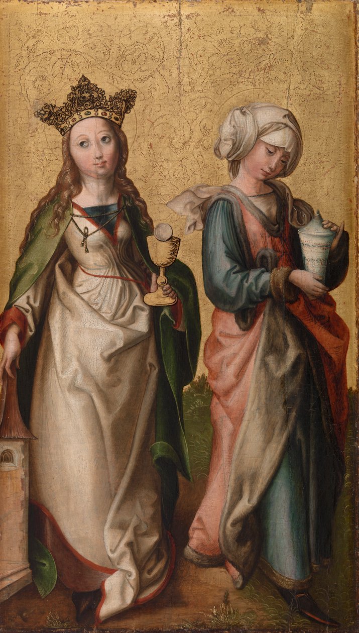 St. Barbara and St. Mary Magdalene by German School