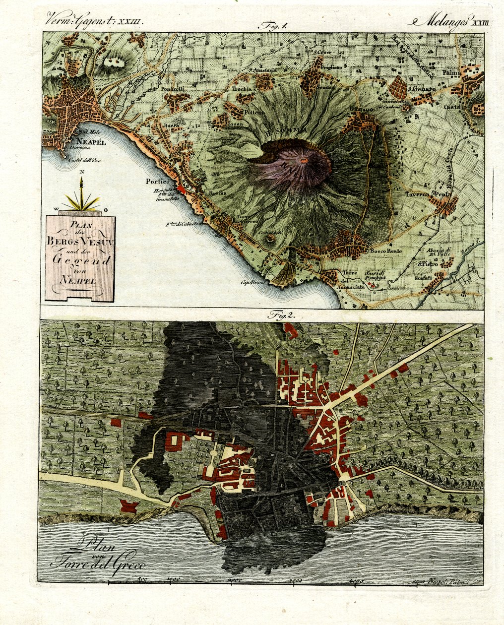 The Vesuvius by German School