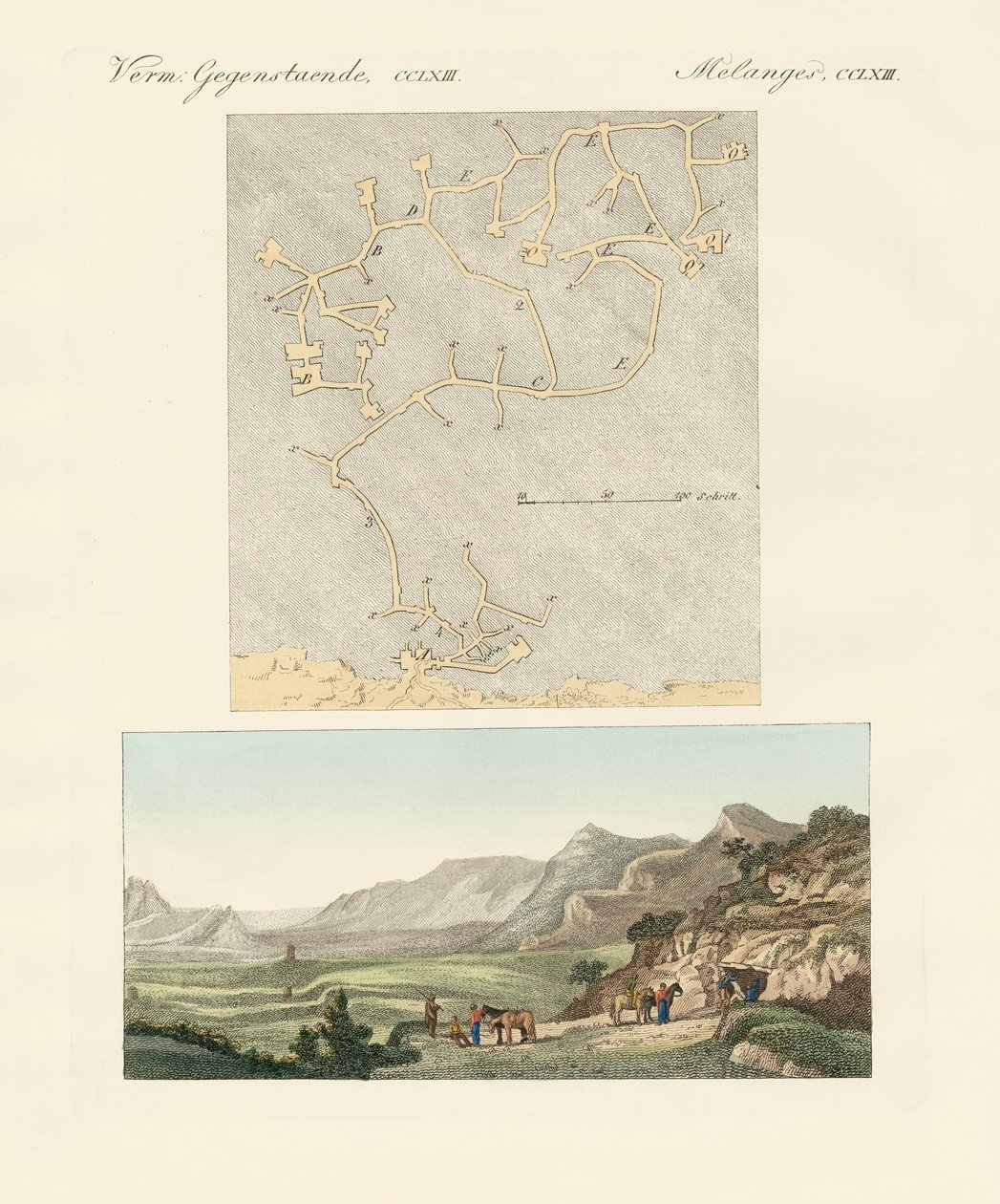 The labyrinth of Crete by German School
