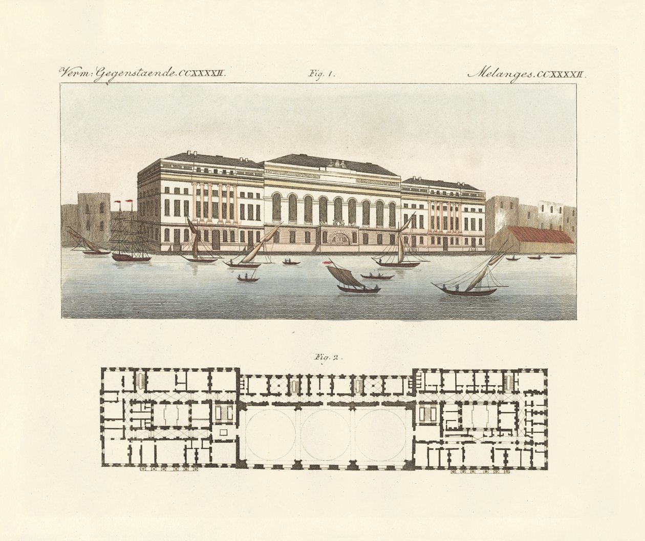 The New Customs House in London by German School