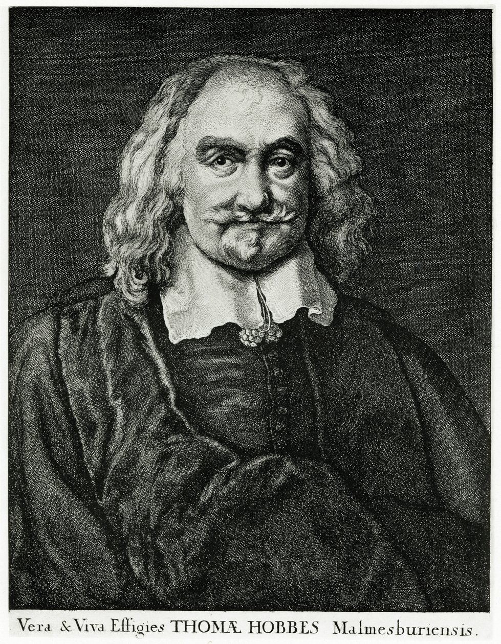 Thomas Hobbes by German School