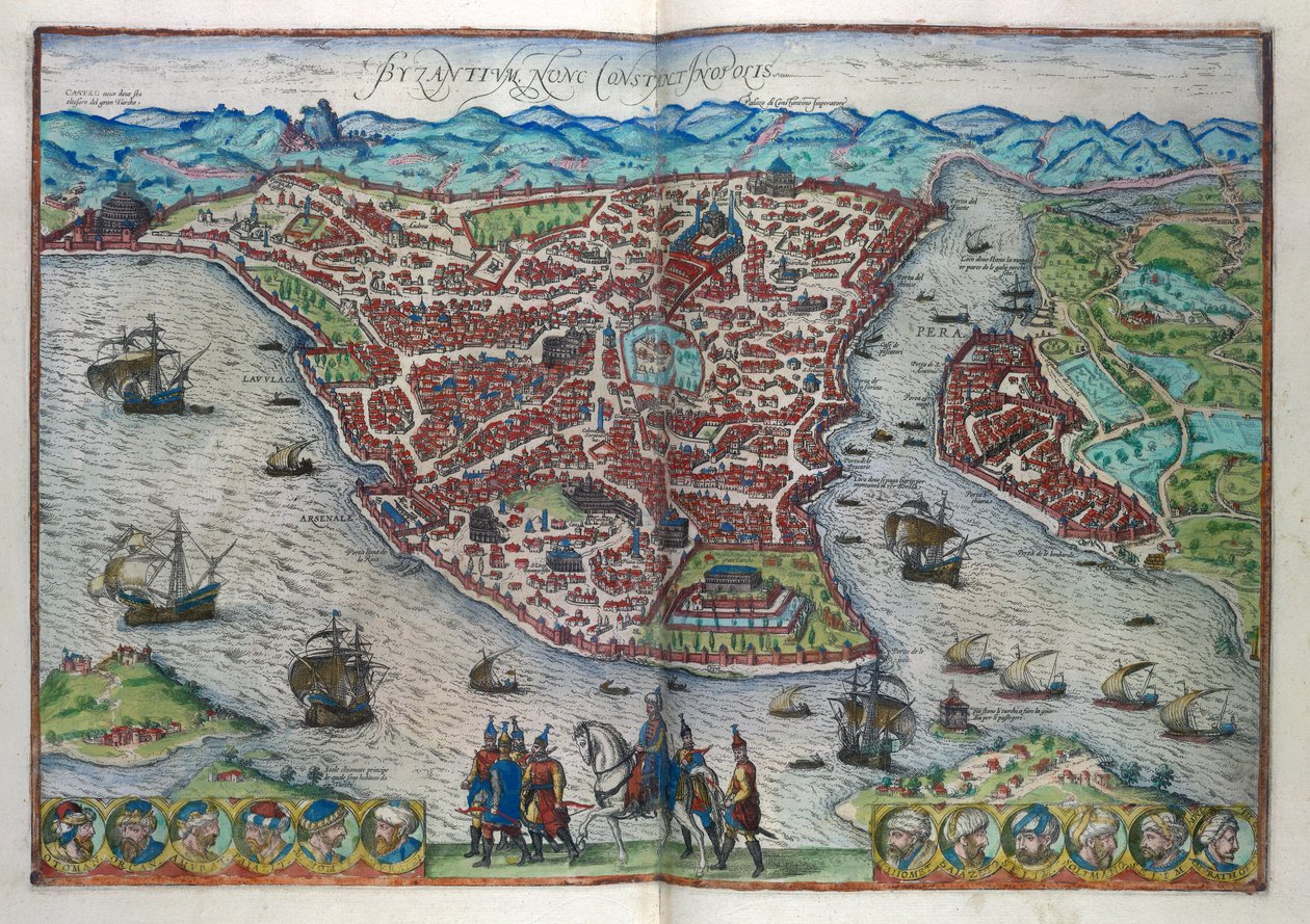 View of Constantinople by German School