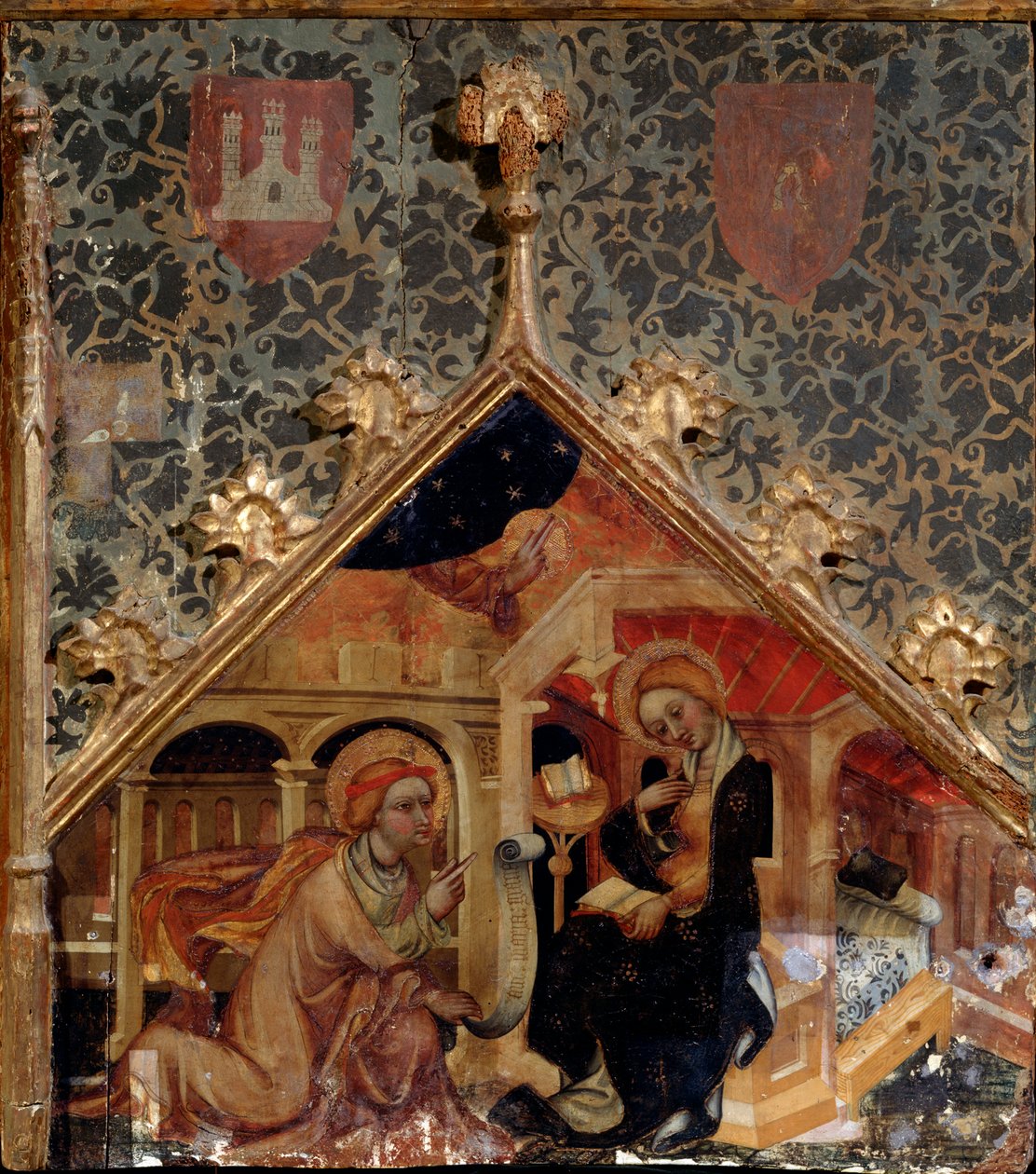 The Annunciation by German master.