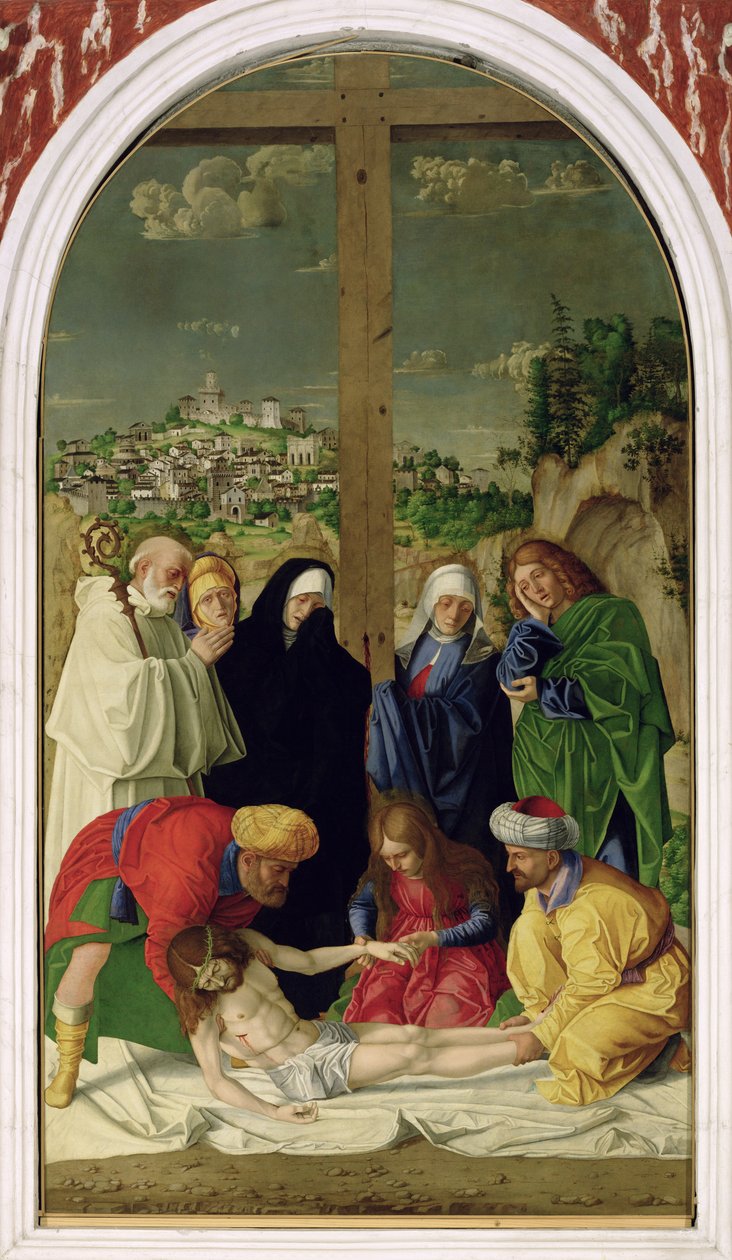 The Deposition, 1490 by Gerolamo dai Libri