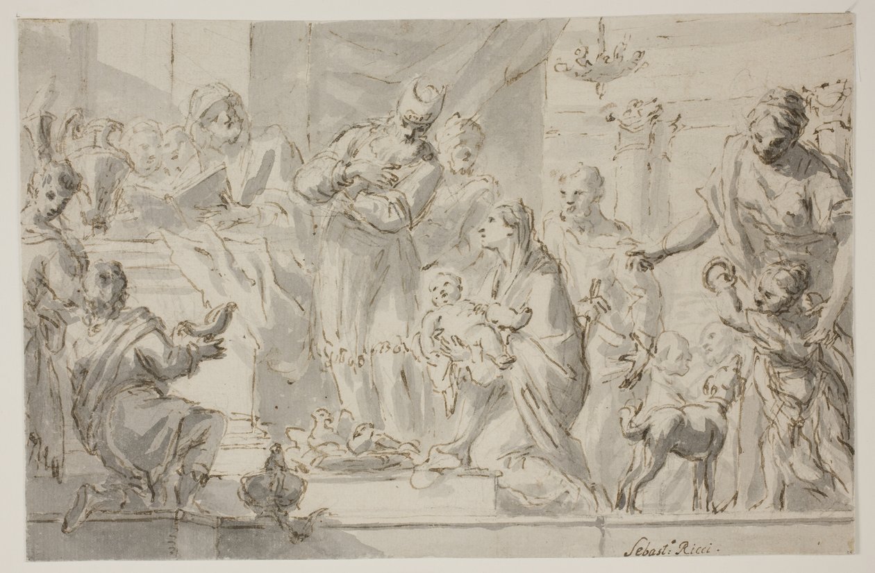 The Presentation in the Temple by Gerolamo Brusaferro