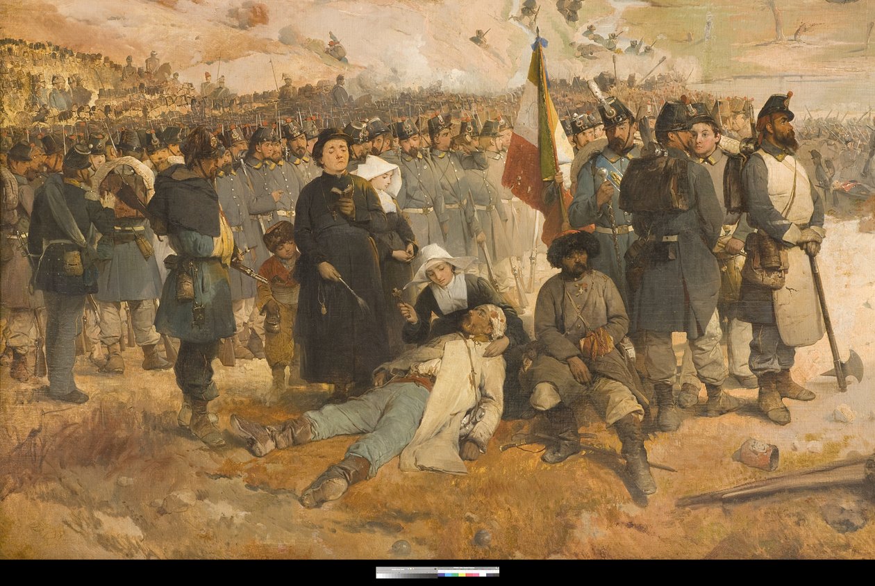 Battle of the Chernaya by Gerolamo Induno