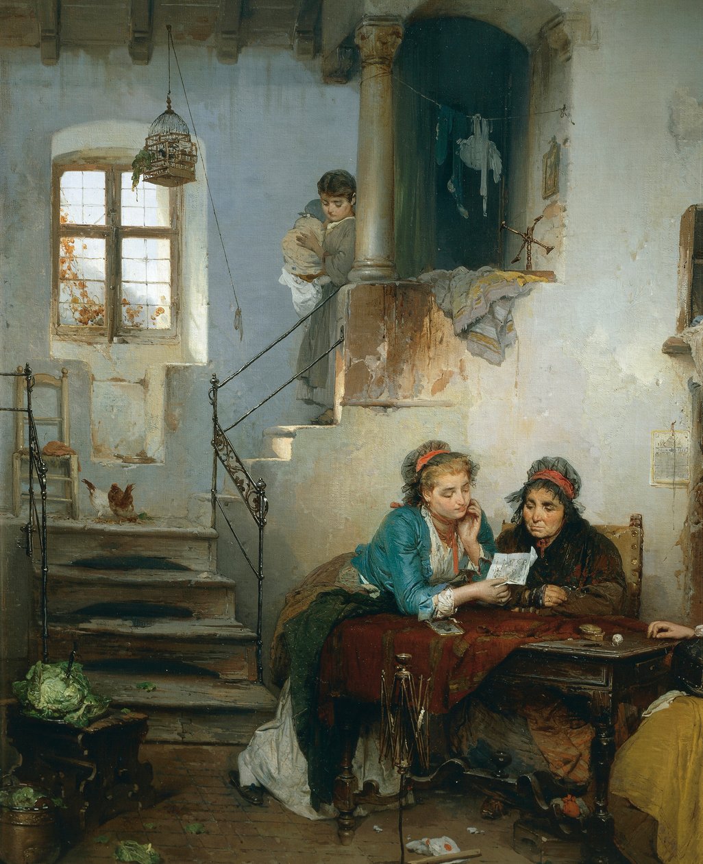 Letter from camp by Gerolamo Induno