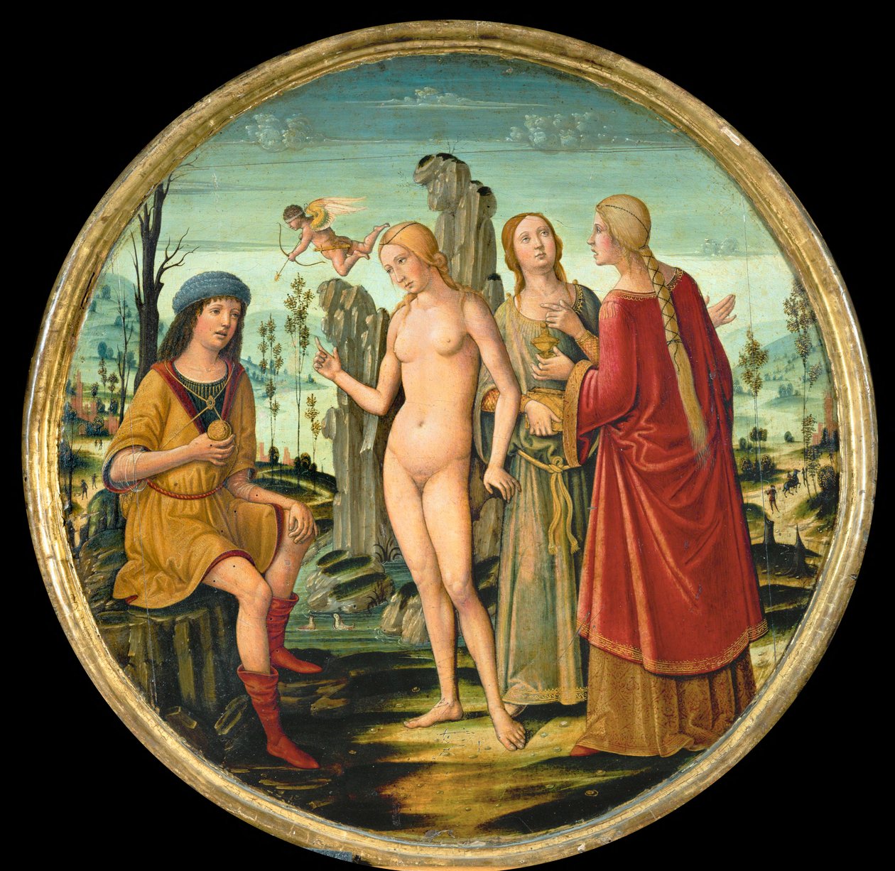 The Judgement of Paris by Gerolamo di Benvenuto