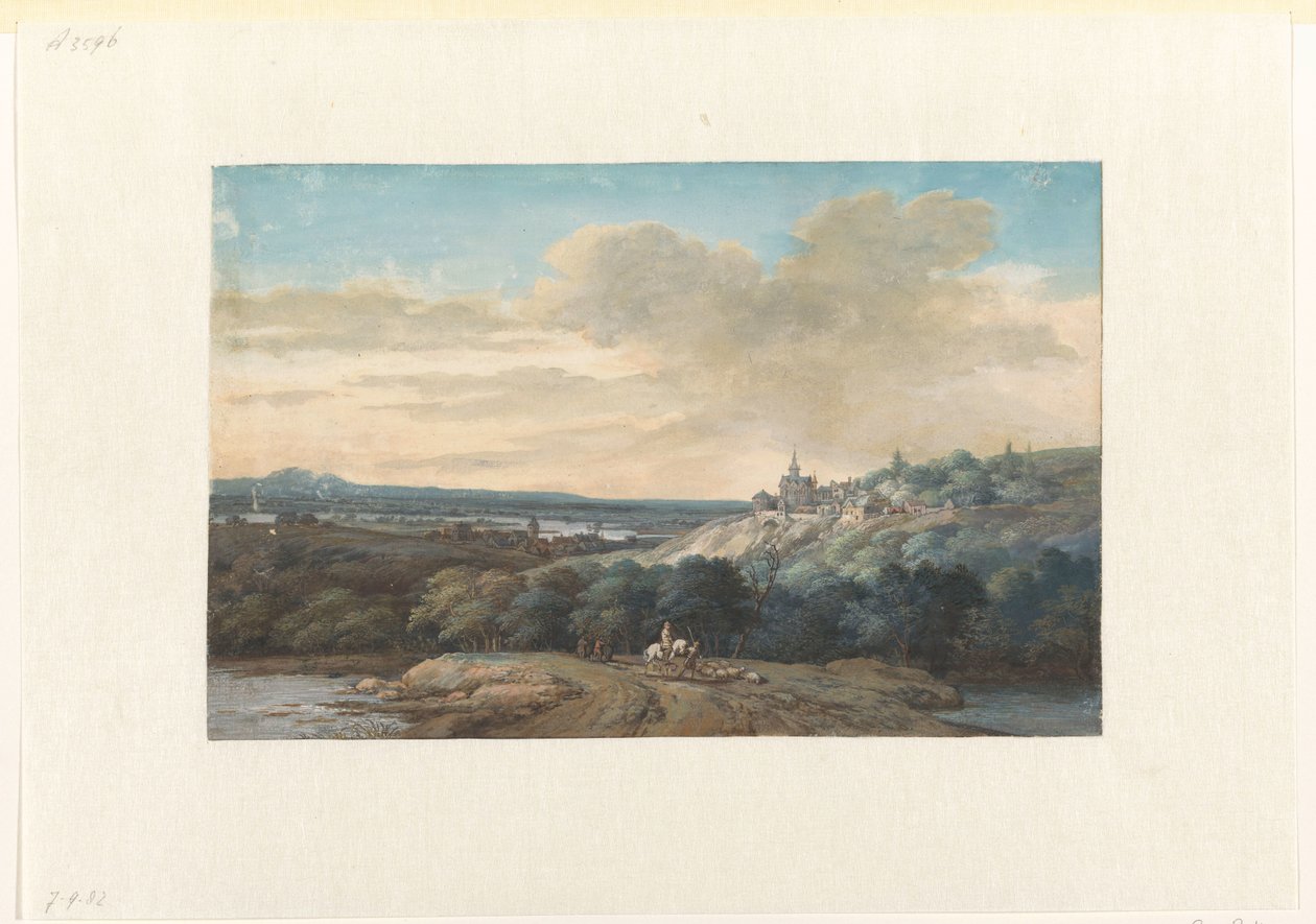 River Landscape by Gerrit Battem