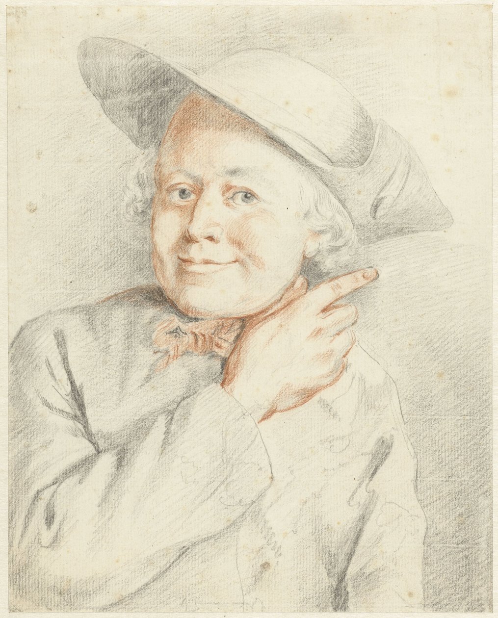 Bust of a Man, Pointing Right by Gerrit Dadelbeek