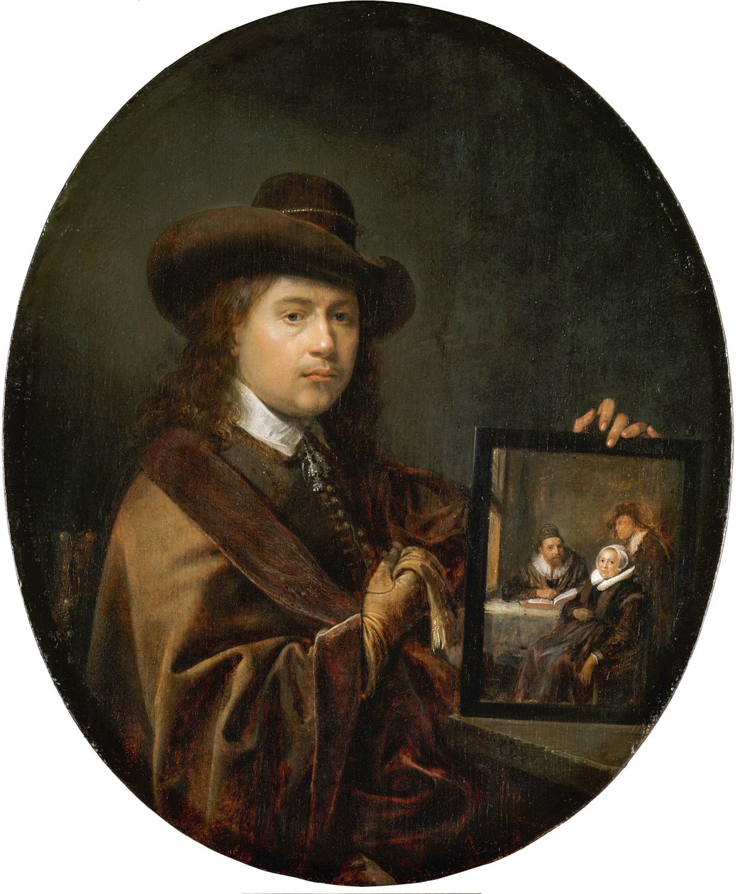 Self-portrait by Gerrit Dou