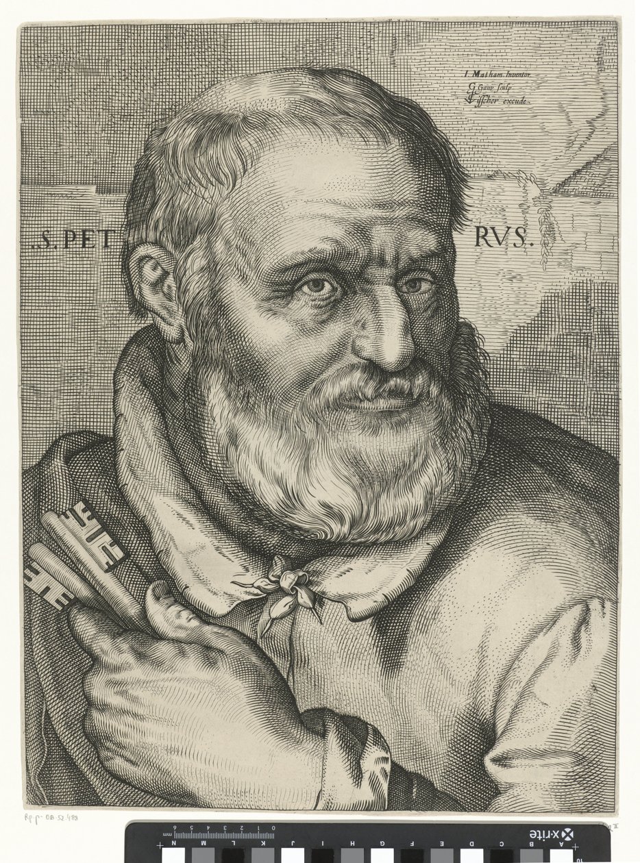 Apostle Peter (S. Petrvs) by Gerrit Gauw