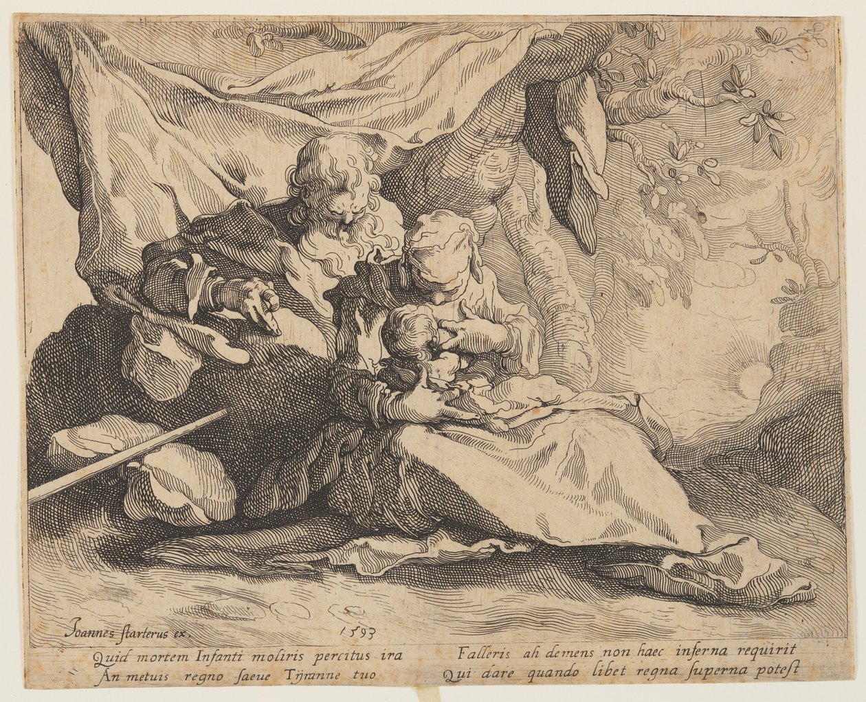 The Rest on the Flight to Egypt by Gerrit Pietersz