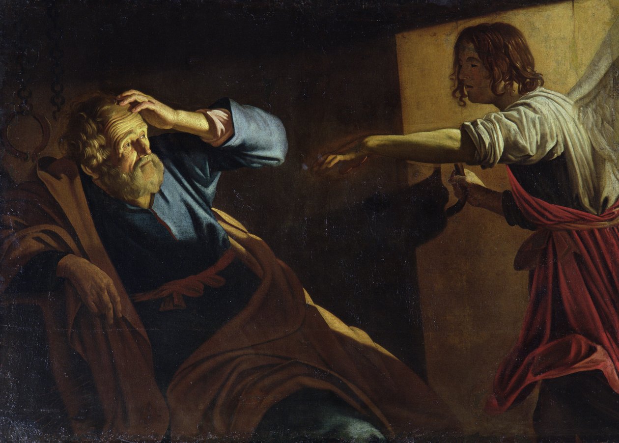 St. Peter Released from Prison by Gerrit van Honthorst