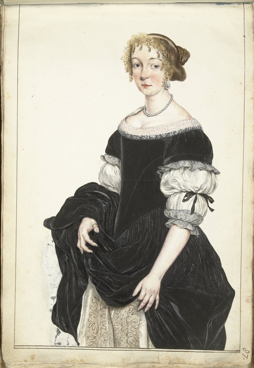 Portrait of Aletta Pancras by Gesina ter Borch