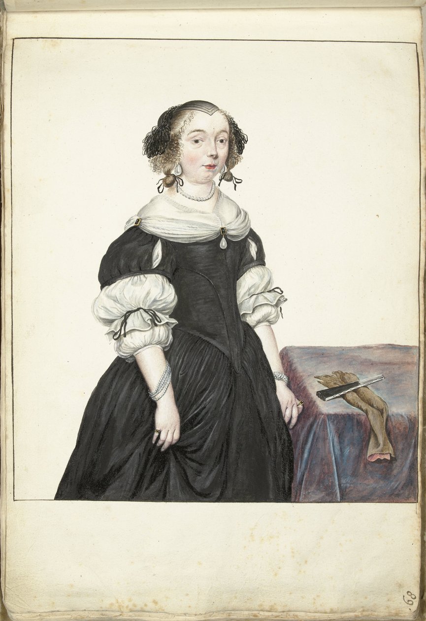 Portrait of a Woman by Gesina ter Borch