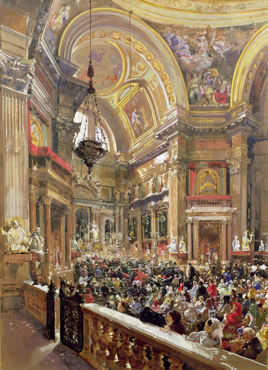 The Miracle of the Liquefaction of the Blood of Saint Januarius by Giacinto Gigante