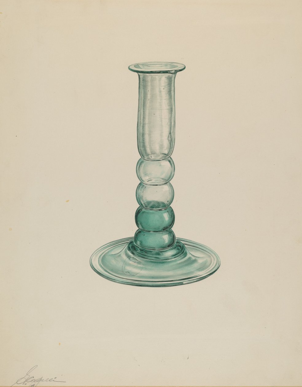 Candlestick by Giacinto Capelli