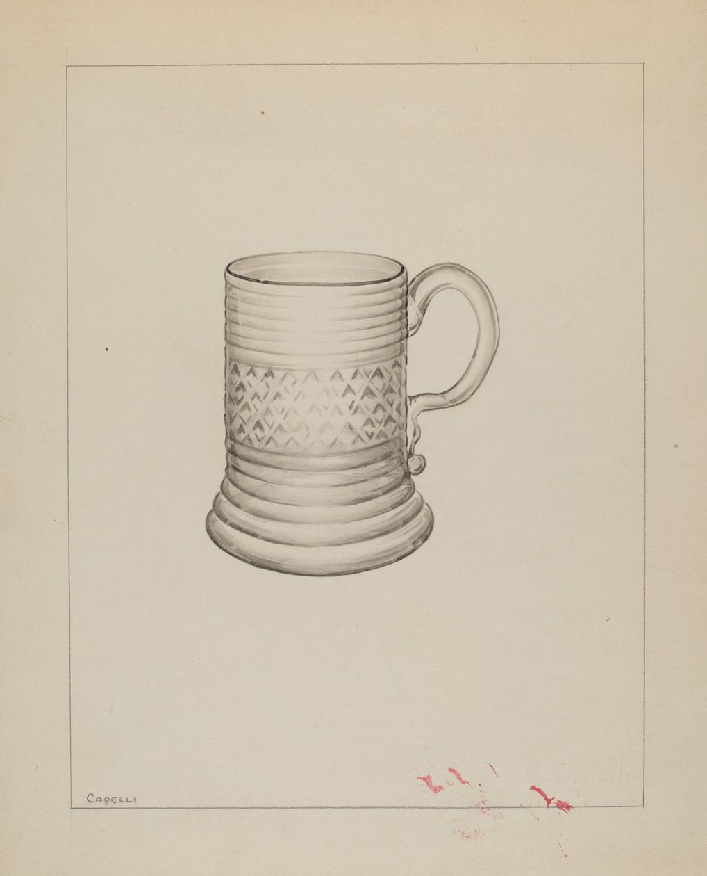 Mug, c. 1937 by Giacinto Capelli