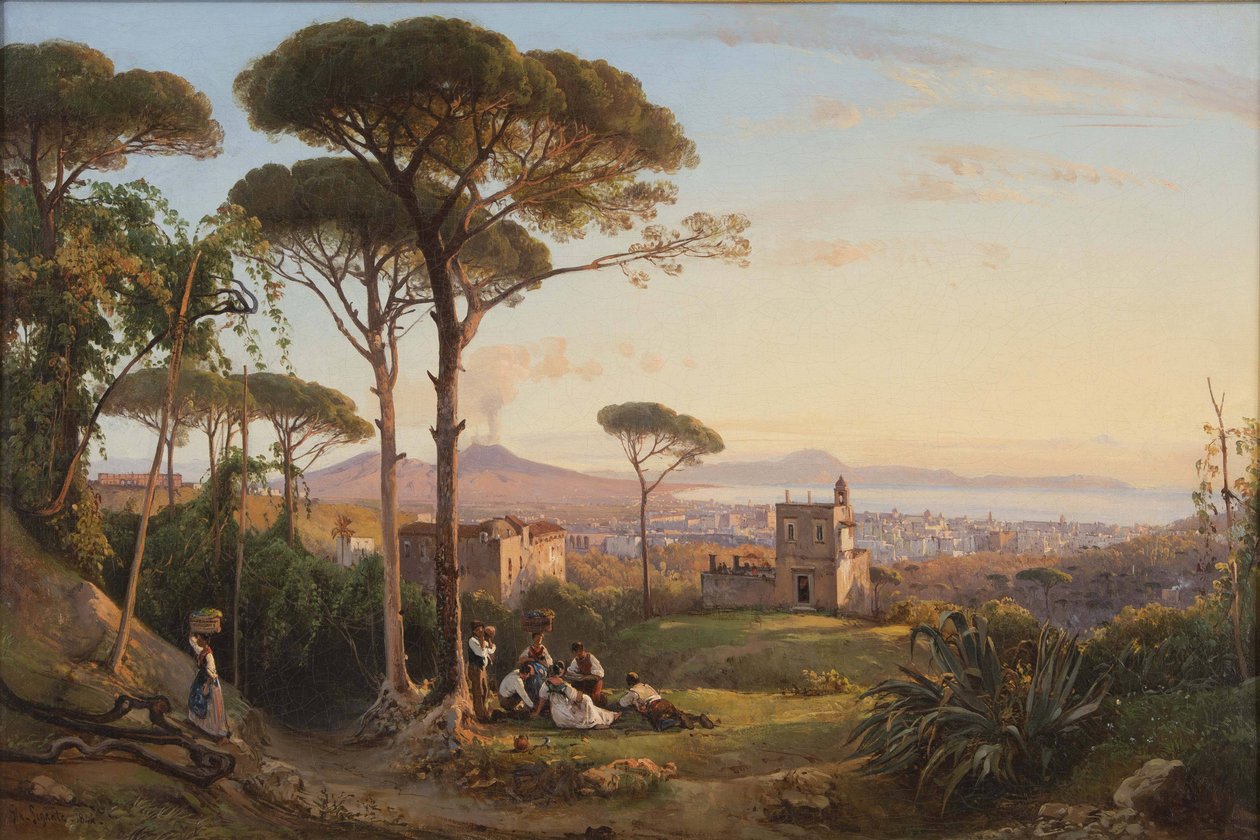 Naples Seen from La Conocchia by Giacinto Gigante