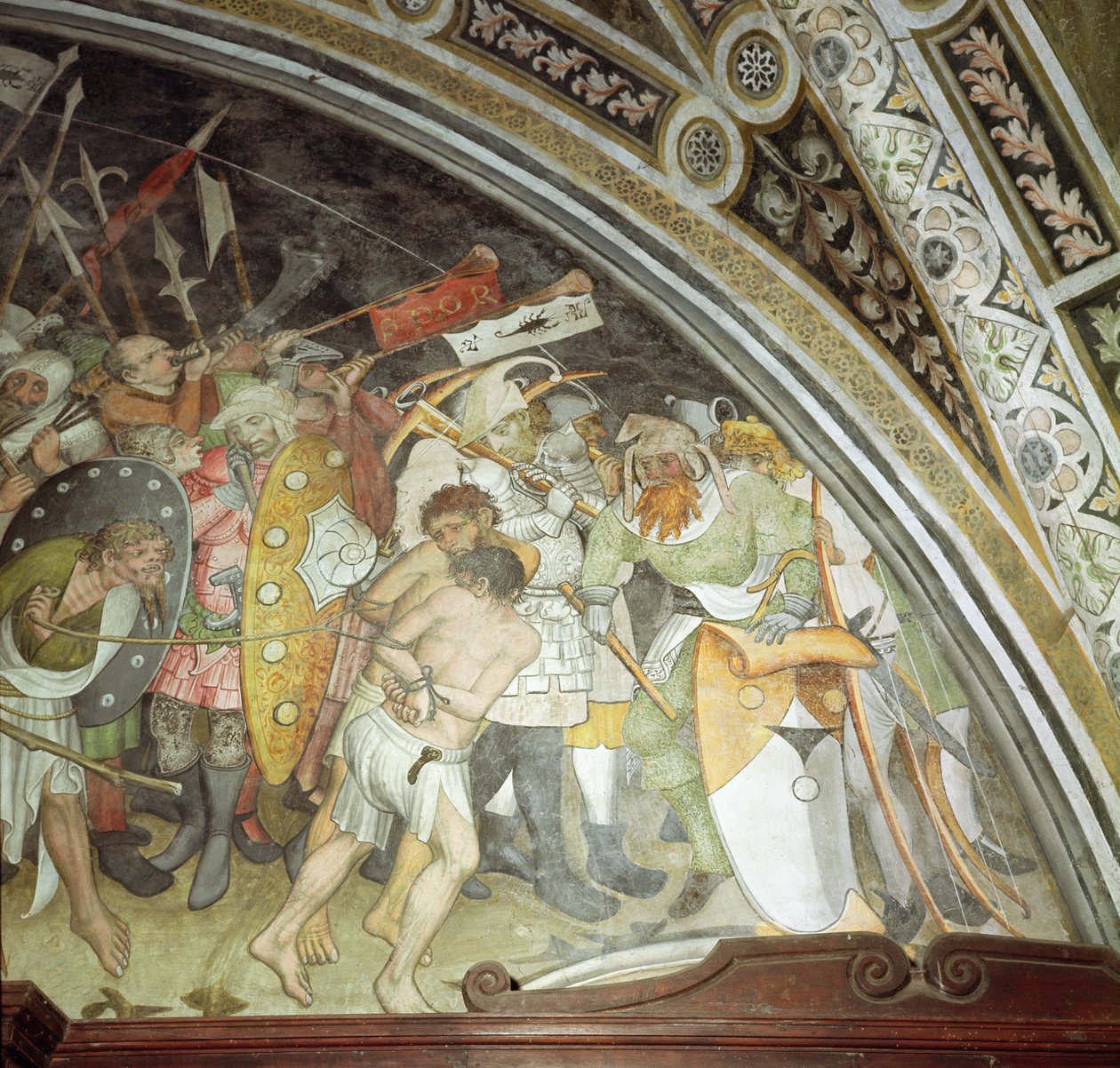 Road to Calvary (detail) by Giacomo Jaquerio