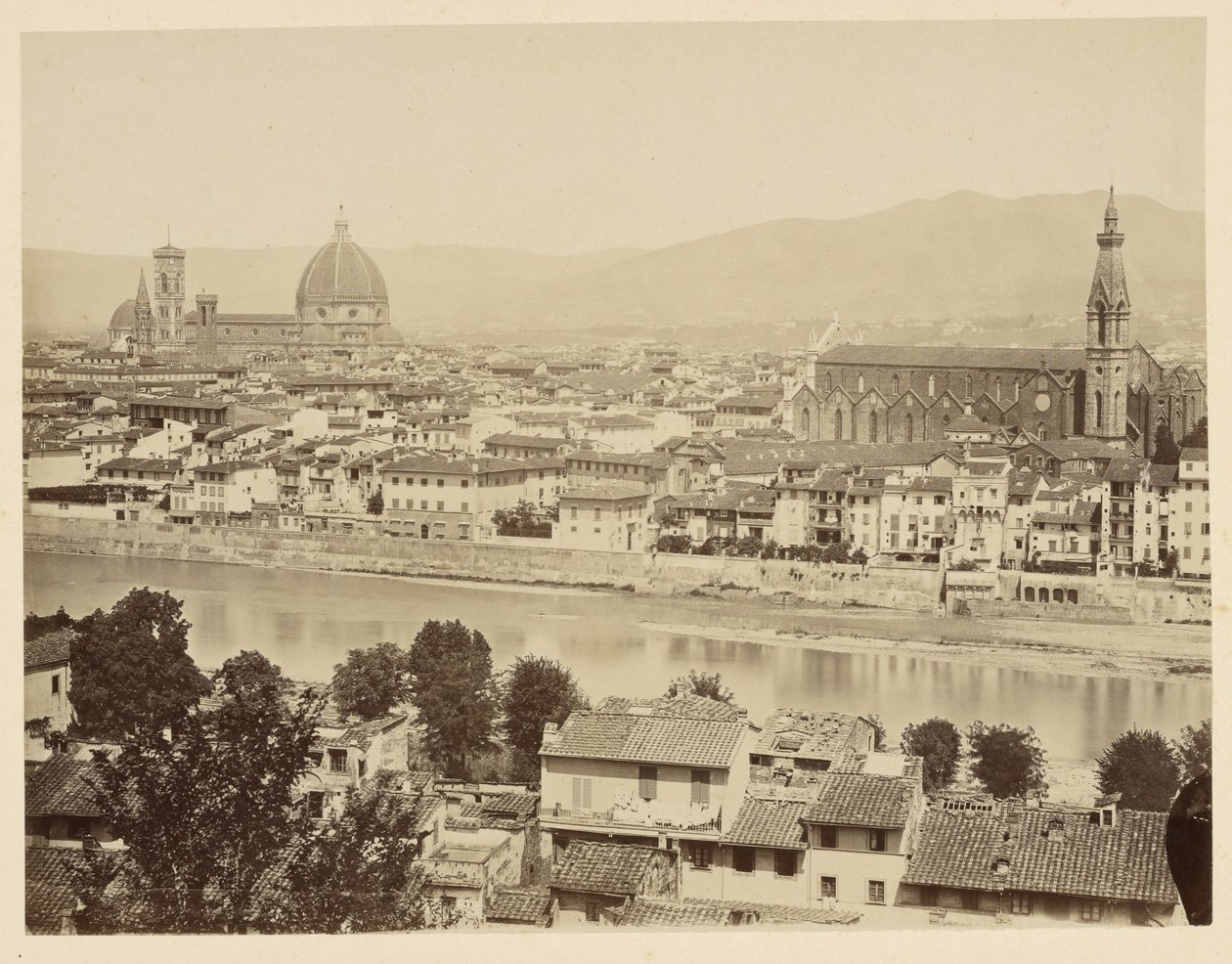 Florence. Panorama by Giacomo Brogi