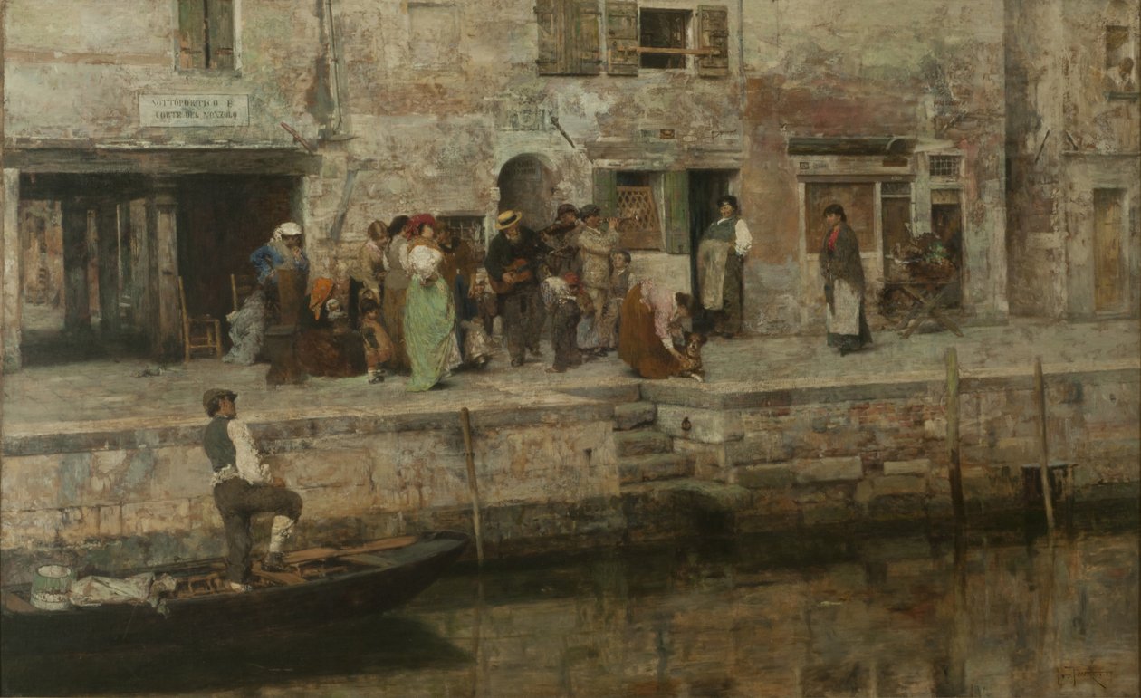 Traveling Musicians by Giacomo Favretto