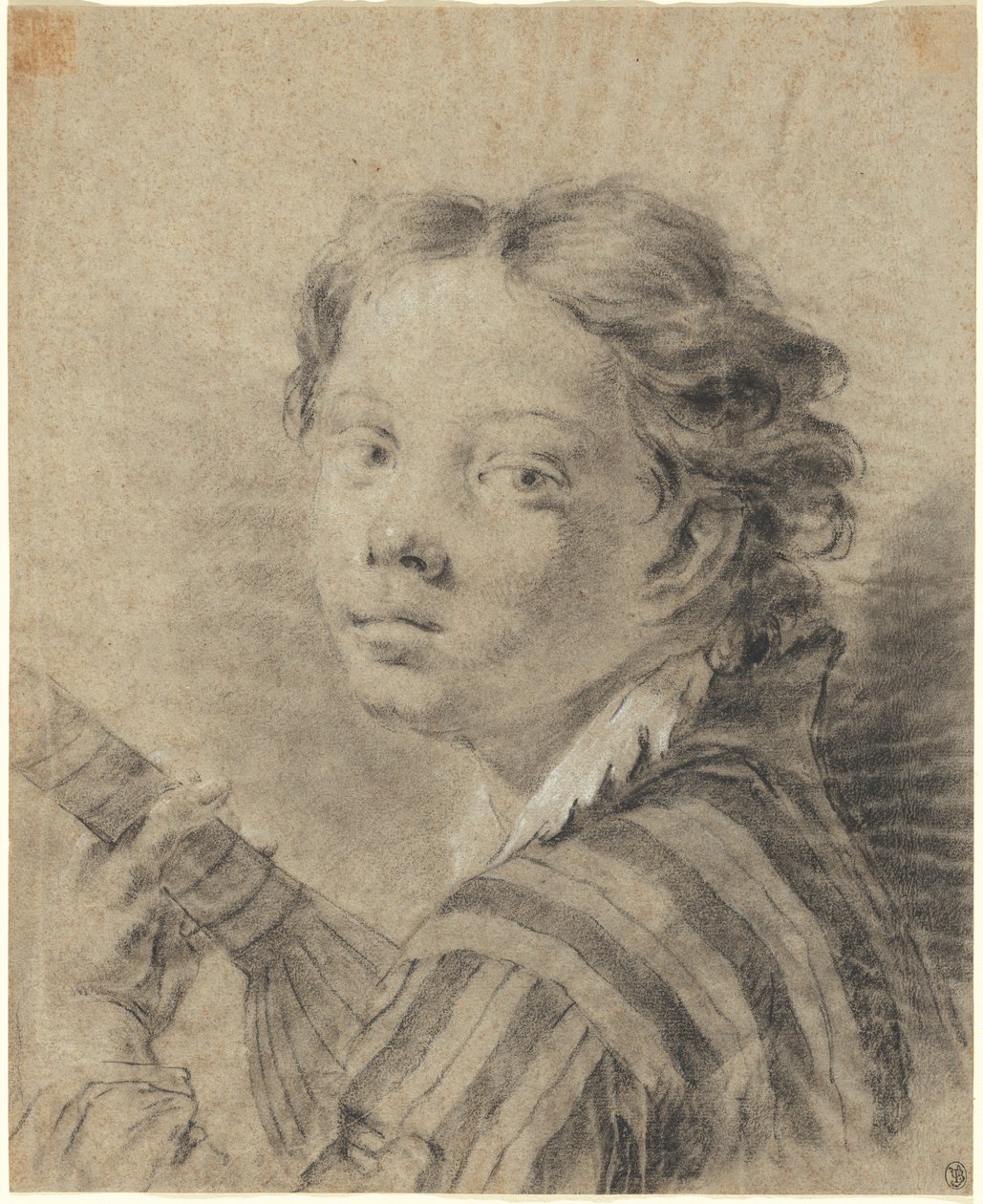 A Boy with a Lute by Giambattista Piazzetta